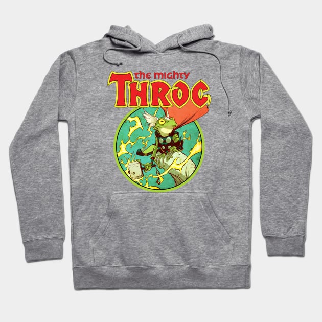 Frog of Thunder (Alt Print) Hoodie by Nerdology